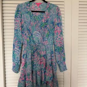 Lilly Pulitzer Multicolor Long Sleeve Dresses